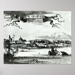 Novum Amsterdam, c.1667 Poster