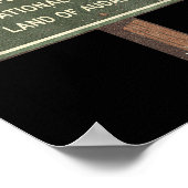 Now Entering I Wishabish Woods National Forest Lan Poster (Hoek)