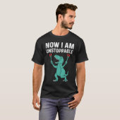 Now I Am Unstoppable  Rex T-shirt (Voorkant volledig)