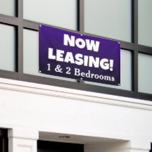 Now Leasing Custom Banner