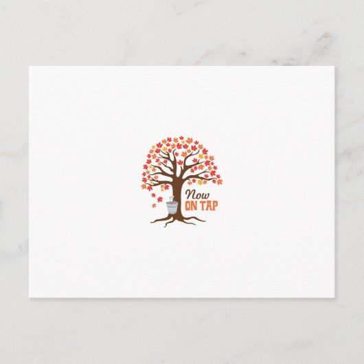 Now On Tap Briefkaart (Voorkant)
