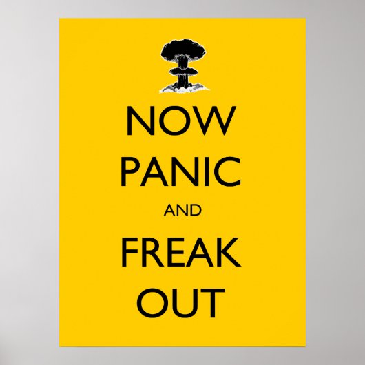 Now Panic and Freak Out poster (Devant)
