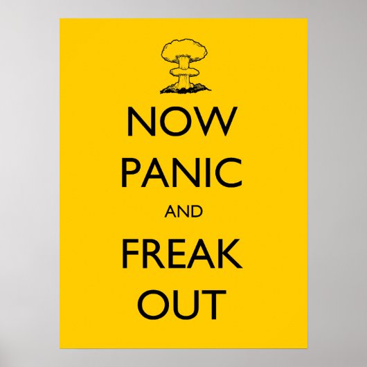 Now Panic and Freak Out poster (Devant)