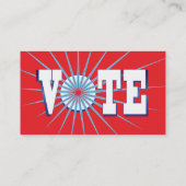 NowPower • VOTE ! Carte de visite (Dos)