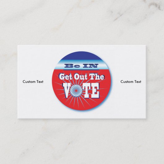 NowPower • VOTE ! Carte de visite (Devant)