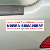 NOWRA-BOMADERRY - Mijn thuis - Australië; Harten Bumpersticker (Op auto)