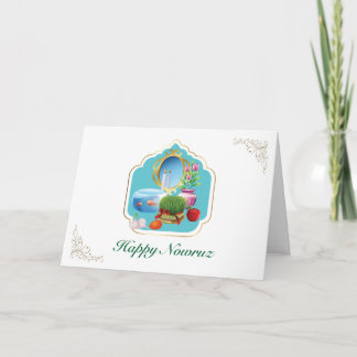 Nowruz greeting card bedankkaart