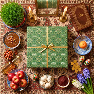 Nowruz Iraanse Nieuwjaarsfeest Dinner Party Evenem Cadeaupapier