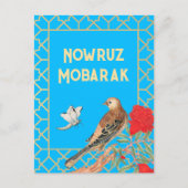 Nowruz Mobarak Songbird Briefkaart (Voorkant)