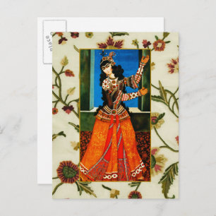 Nowruz Moubarak. Carte postale du Nouvel An perse