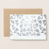 Nowruz Moubarak. Véritable Foil Perse Cartes de No (Derrière avec enveloppe)