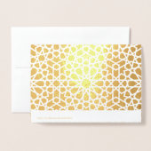 Nowruz Moubarak. Véritable Foil Perse Cartes de No (Derrière avec enveloppe)