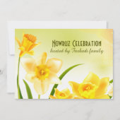 Nowruz Mubarak Invitations du Nouvel An Perse (Devant)