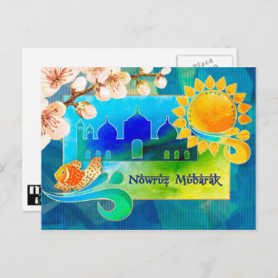 Nowruz Mubarak. Perzisch nieuwjaar Briefkaarten