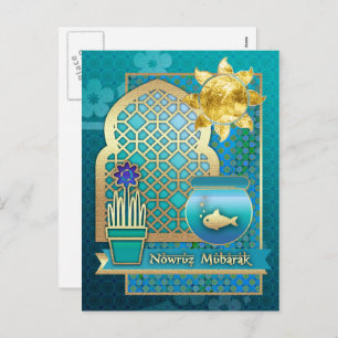 Nowruz Mubarak. Perzisch nieuwjaar Briefkaarten