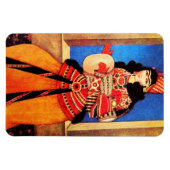 Nowruz Mubarak.Perzische nieuwjaarsgeschenk magnet Magneet (Horizontaal)