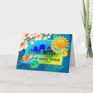 Nowruz Mubarak. Perzische nieuwjaarskaarten Feestdagen Kaart