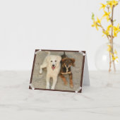 Nowzad Secourir le Carte pour notes des chiens (Fleur jaune)