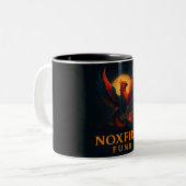 NoxFire Fund Coffee Mug Tweekleurige Koffiemok (Voorkant links)