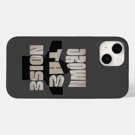 Noyé Le Bruit - coque iphone gris (Verso (horizontal))