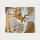 Noyer de renne d'or Malabar Argent Tapisserie (Devant (Horizontal))