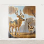 Noyer de renne d'or Malabar Argent Tapisserie (Devant)