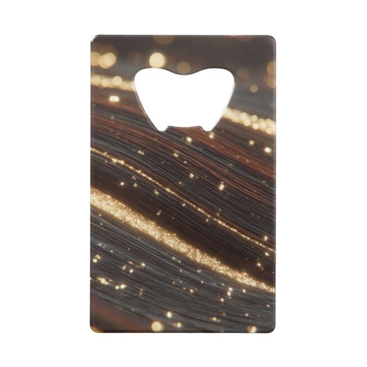 Noyer foncé Grain en bois avec des rivières en or  (Devant)