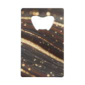 Noyer foncé Grain en bois avec des rivières en or  (Dos)