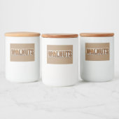 Noyer, Sticker pour Conteneur alimentaire, par Nat (Bouteilles)