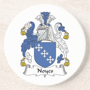 Noyes Family Crest Zandsteen Onderzetter
