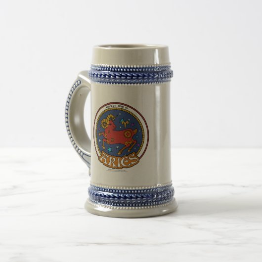 NP Aries 22oz Stein Bierpul (Voorkant links)
