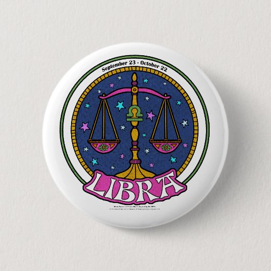 NP Libra 2 1/4-inch Ronde Button (Voorkant)