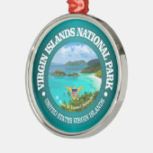 NP Maagdeneilanden Metalen Ornament (Links)