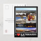 NP Nepal - Kathmandu - Briefkaart (Voorkant / Achterkant)