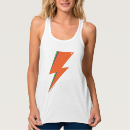 NP Oranje Bolt Women's Flowy Racerback Tanktop