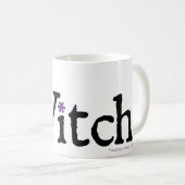 NP Witch 11 oz Classic White Mok (Voorkant rechts)