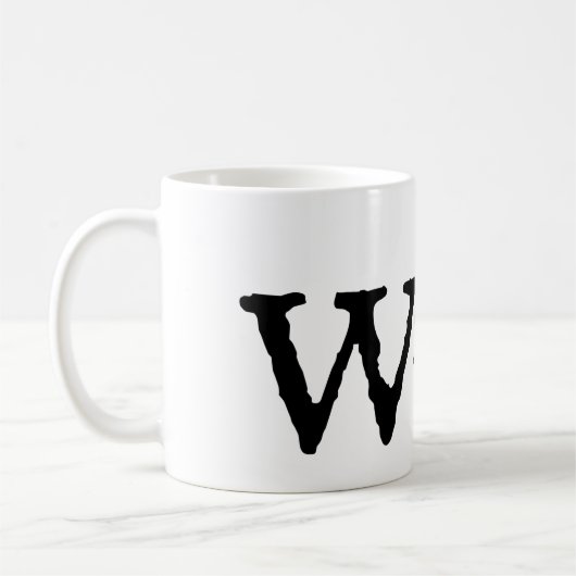 NP Witch 11 oz Classic White Mok (Links)