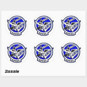 NPASE NAVY AFFAIRES PUBLIQUES STICKER (Feuille)