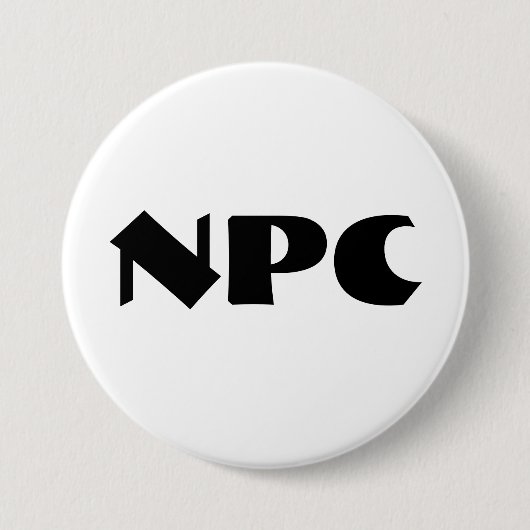 NPC-Button Ronde Button 7,6 Cm (Voorkant)