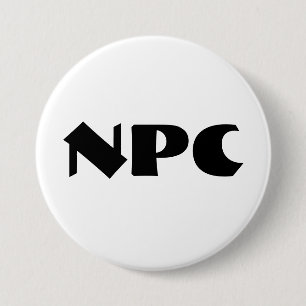 NPC-Button Ronde Button 7,6 Cm