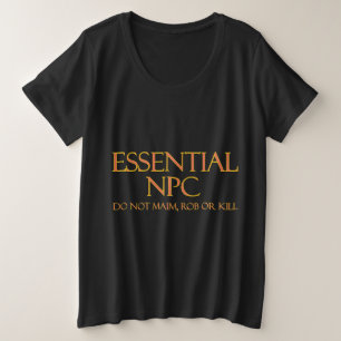 NPC essentiel ne pas viser Rob ou tuer RPG drôle