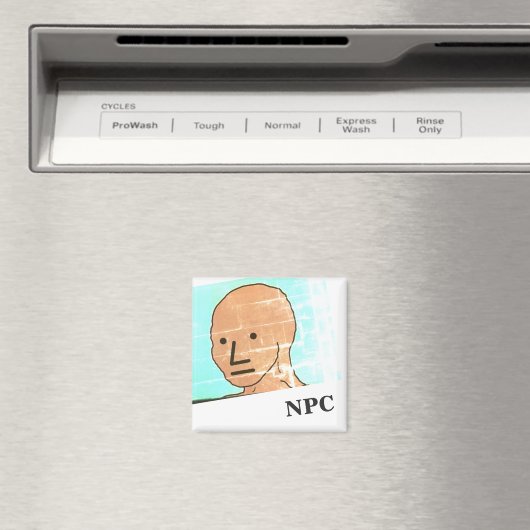 NPC MEME Fun Play Game aimant (In Situ (Lave-vaisselle))