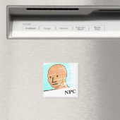 NPC MEME Fun Play Game magneet (Insitu (Vaatwasser))