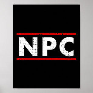 Npc Meme - Niet Speler Karakter 1  Poster