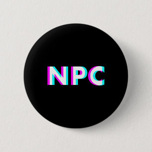 Npc Meme - Niet Speler Karakter 2  Ronde Button 5,7 Cm