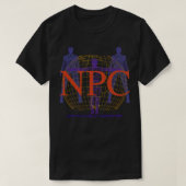 NPC Meme Retro Y2K Computer Graphic Joke T-shirt (Design voorkant)