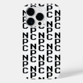NPC - Niet afspeelbaar teken Case-Mate iPhone Case (Achterkant)