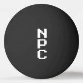 NPC - Niet afspeelbaar teken Pingpongballen (Achterkant)