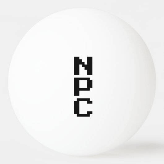 NPC - Niet afspeelbaar teken Pingpongballen (Voorkant)