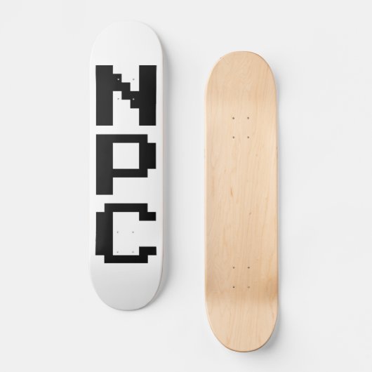 NPC - Niet afspeelbaar teken Skateboard (Voorkant)